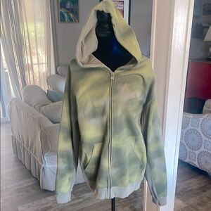 Men’s DC camo fleece hooded coat jacket